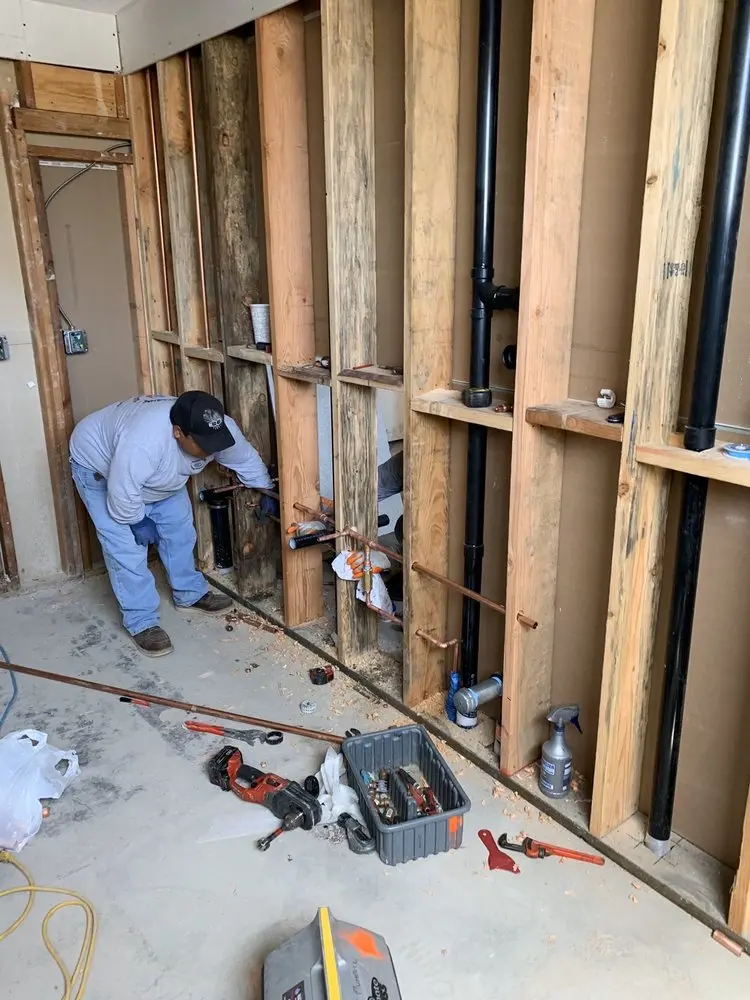 Commercial rough-in plumbing for Water Heater Replacement in Troy